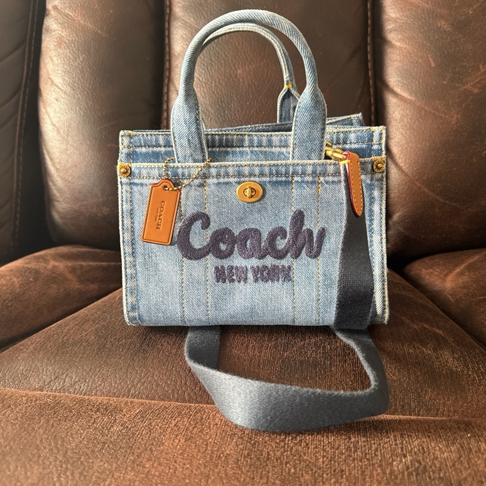 Coach Denim Crossbody Bag